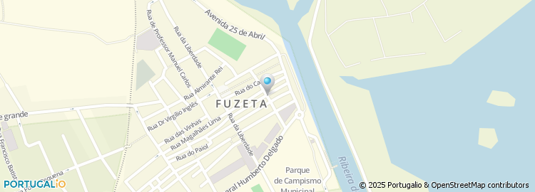 Mapa de Delegação Maritima da Fuzeta