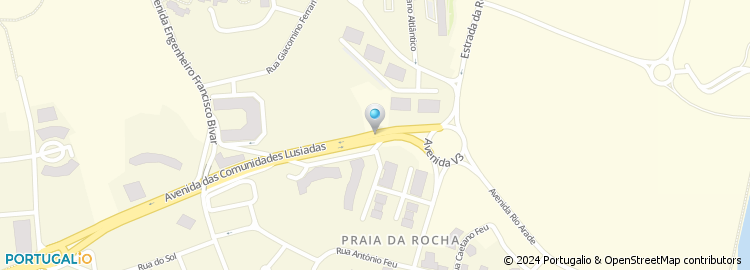 Mapa de Della Roca, Cafe, Lda