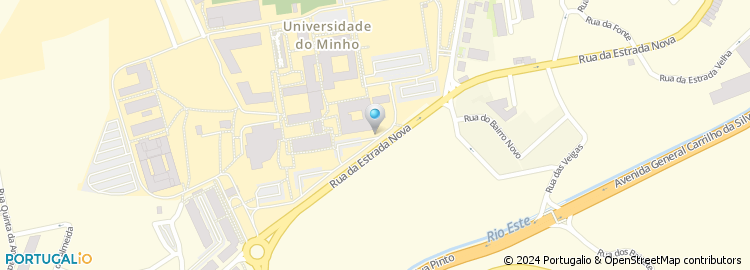 Mapa de DEPL, Departamento de Estudos Portugueses e Lusófonos da UMinho