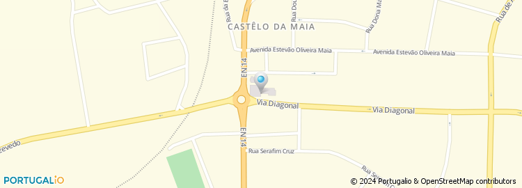 Mapa de Diagonal - Cabeleireiros e Instituto de Beleza, Lda