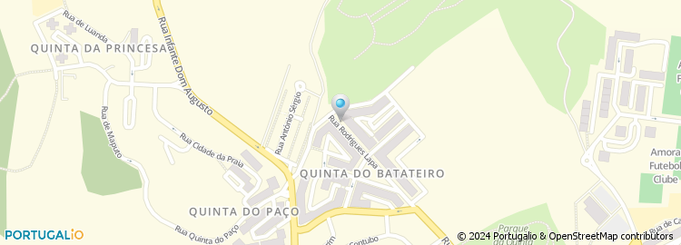 Mapa de Dinacasa - Mediação Imobiliária, Unip., Lda