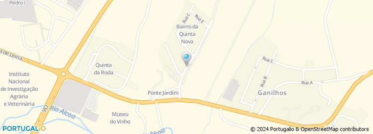 Mapa de Dino s Health & Fitness Center, Alcobaça
