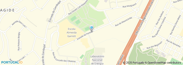 Mapa de Direcção Regional de Lisboa e Vale do Tejo