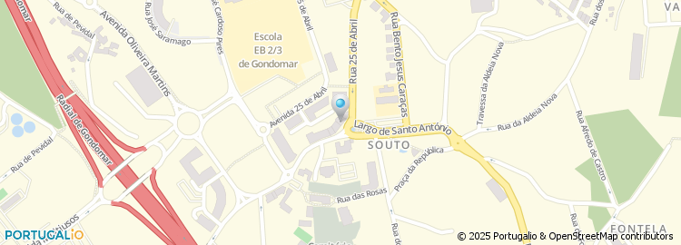 Mapa de Direito de Ouvir, Gondomar