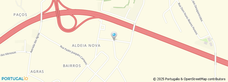 Mapa de Domingos P P Alves Carvalho