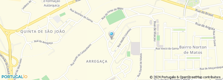 Mapa de Dora & Prada - Cabeleireiros, Lda