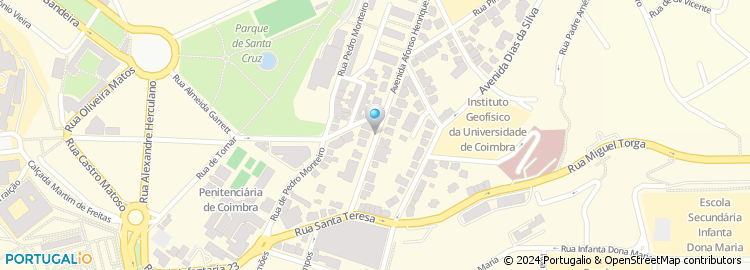 Mapa de Dream On Coimbra - Hostel, Lda