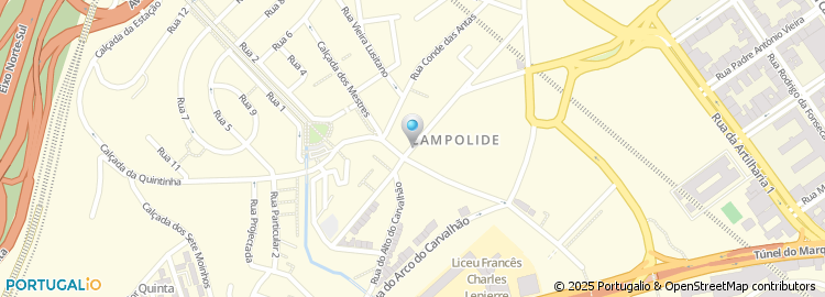 Mapa de E C A Escola de Condução Automovel, Lda