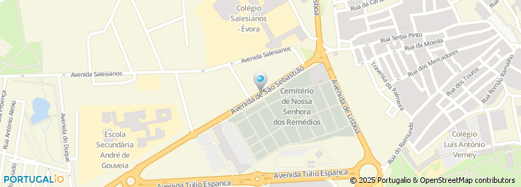 Mapa de Eborae Musica-Associação Musical de Evora