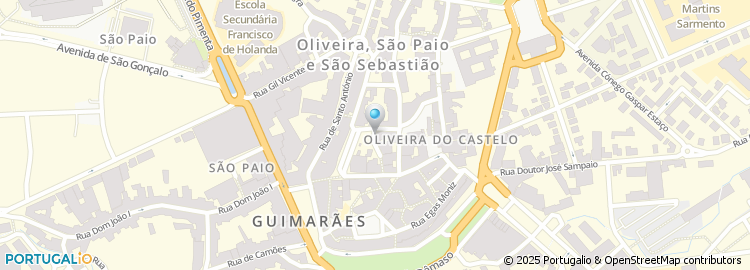 Mapa de Editorial o Povo de Guimaraes, C.R.L