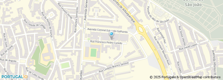 Mapa de Eduardo Zambujo - Transportes, Unipessoal Lda