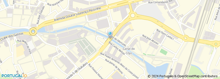 Mapa de Efta - Escola de Formação Profissional Em Turismo de Aveiro, Lda.