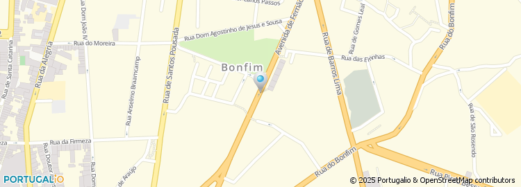Mapa de Electro Cromagem do Bonfim, Lda