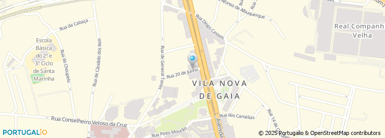 Mapa de Electro Instaladora de Canelas, Lda