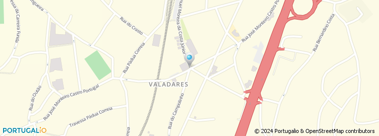 Mapa de Electro Valadares, Lda