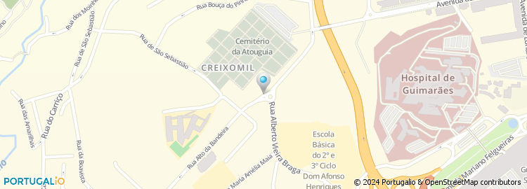 Mapa de Electronica Industrial - Guimaraes & Mendes, Lda