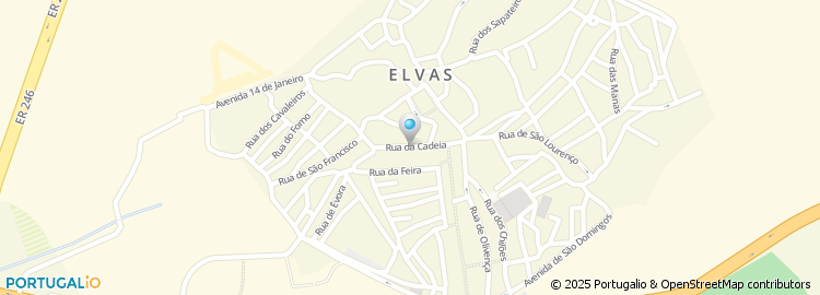 Mapa de Apartado 6, Elvas