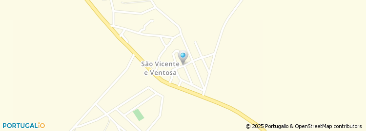 Mapa de Rua da Água de Banhos