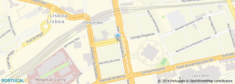 Mapa de Emel - Empresa Publica Municipal de Estacionamento de Lisboa E.P.M