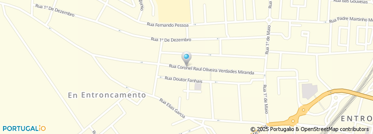 Mapa de Rua Coronel Oliveira Verdades Miranda