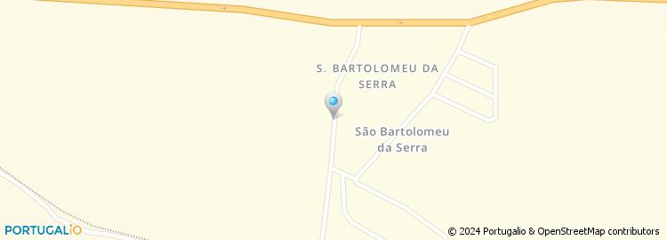 Mapa de Epei de São Bartolomeu da Serra, Santiago do Cacém