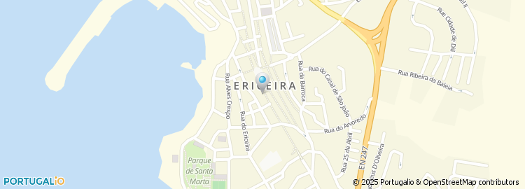 Mapa de Ericeira Azul - Actividades Hoteleiras, Lda