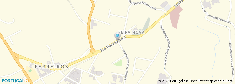 Mapa de Ernesto da Silva Vieira & Filhos, Lda