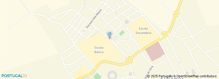 Mapa de Escola Basica 2, 3 de Estremoz