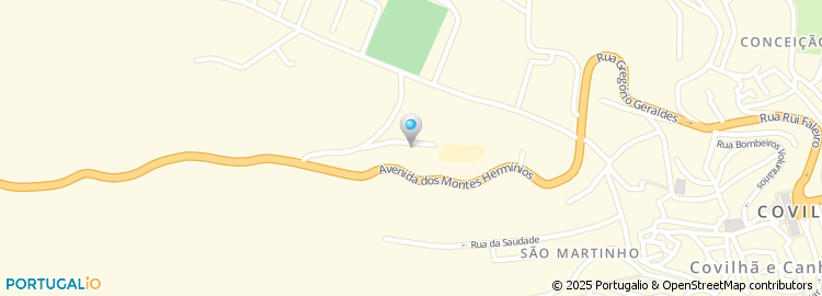 Mapa de Escola Básica A Lã e A Neve, Covilhã