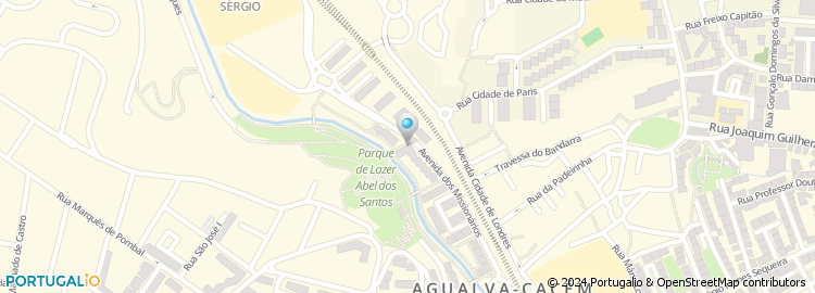 Mapa de Escola Básica António Sérgio, Cacém, Sintra