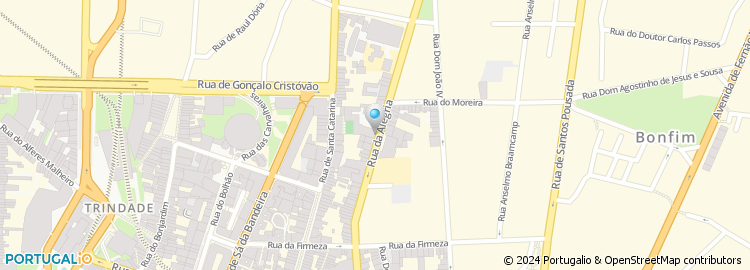 Mapa de Escola Básica Augusto Gil, Porto
