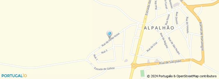 Mapa de Escola Básica da Fonte Nova, Campo Maior