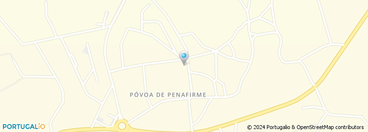 Mapa de Escola Básica da Póvoa de Penafirme, Torres Vedras