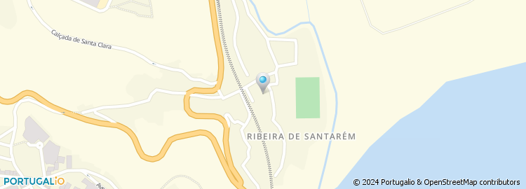 Mapa de Escola Básica da Ribeira de Santarém, Santarém