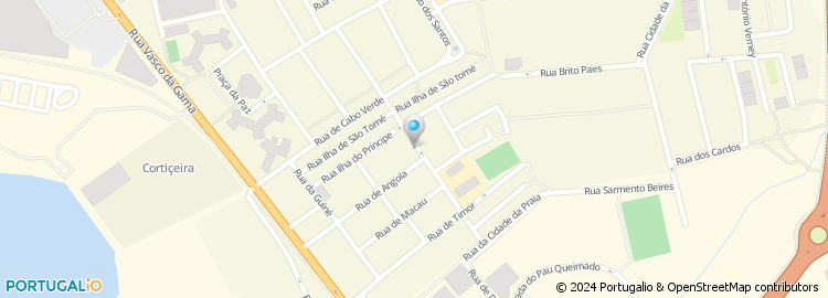 Mapa de Escola Básica de Afonsoeiro, Montijo