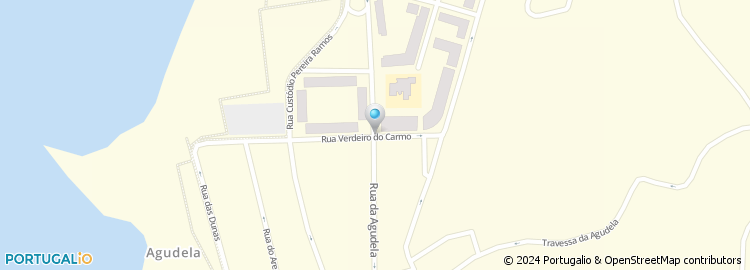 Mapa de Escola Básica de Agudela, Pampelido, Matosinhos