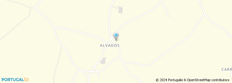 Mapa de Escola Básica de Alvados, Porto de Mós