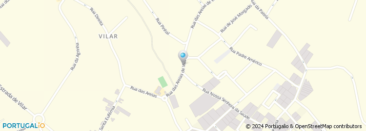 Mapa de Escola Básica de Areias de Vilar, Aveiro