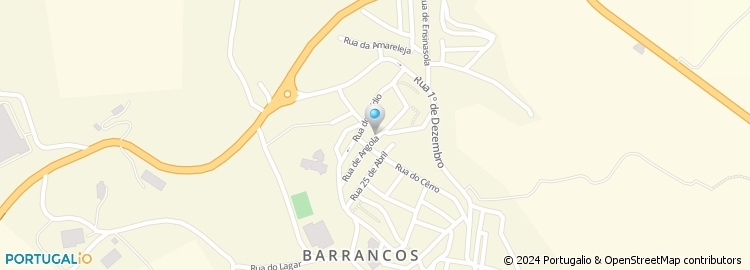 Mapa de Escola Básica de Barrancos