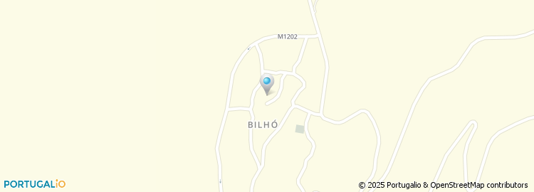 Mapa de Escola Básica de Bilhó, Mondim de Basto