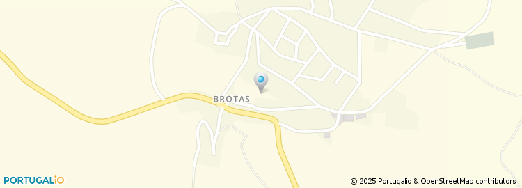 Mapa de Escola Básica de Brotas, Mora