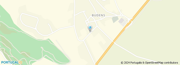 Mapa de Escola Básica de Budens, Vila do Bispo