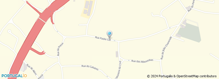 Mapa de Escola Básica de Capela, Gulpilhares, Vila Nova de Gaia