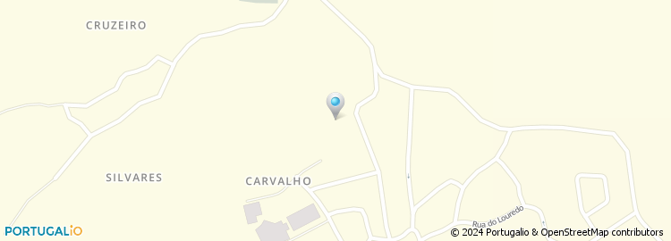 Mapa de Escola Básica de Carvalho, Brufe, Vila Nova de Famalicão