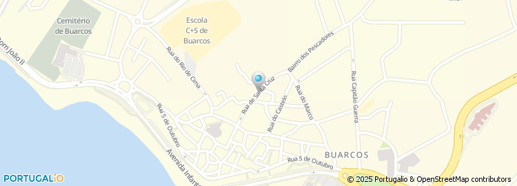 Mapa de Escola Básica de Castelo, Buarcos, Figueira da Foz