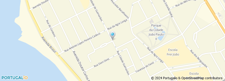 Mapa de Escola Básica de Caxinas, Vila do Conde