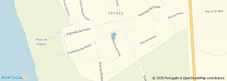 Mapa de Escola Básica de Cepães, Esposende