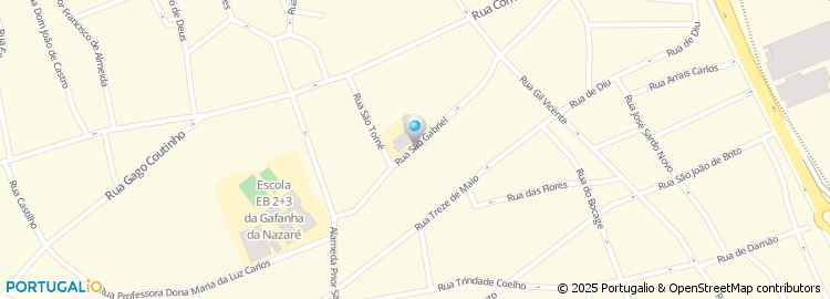 Mapa de Escola Básica de Chave, Gafanha da Nazaré, Ílhavo