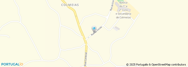 Mapa de Escola Básica de Colmeias, Leiria