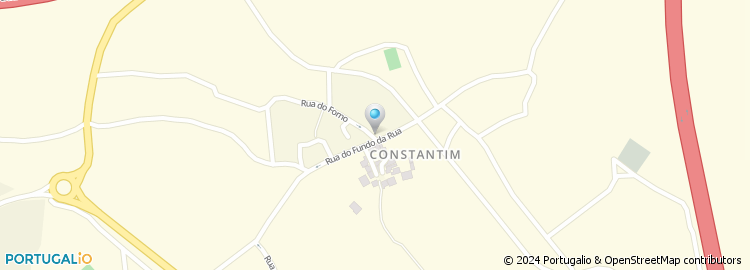 Mapa de Escola Básica de Constantim, Vila Real